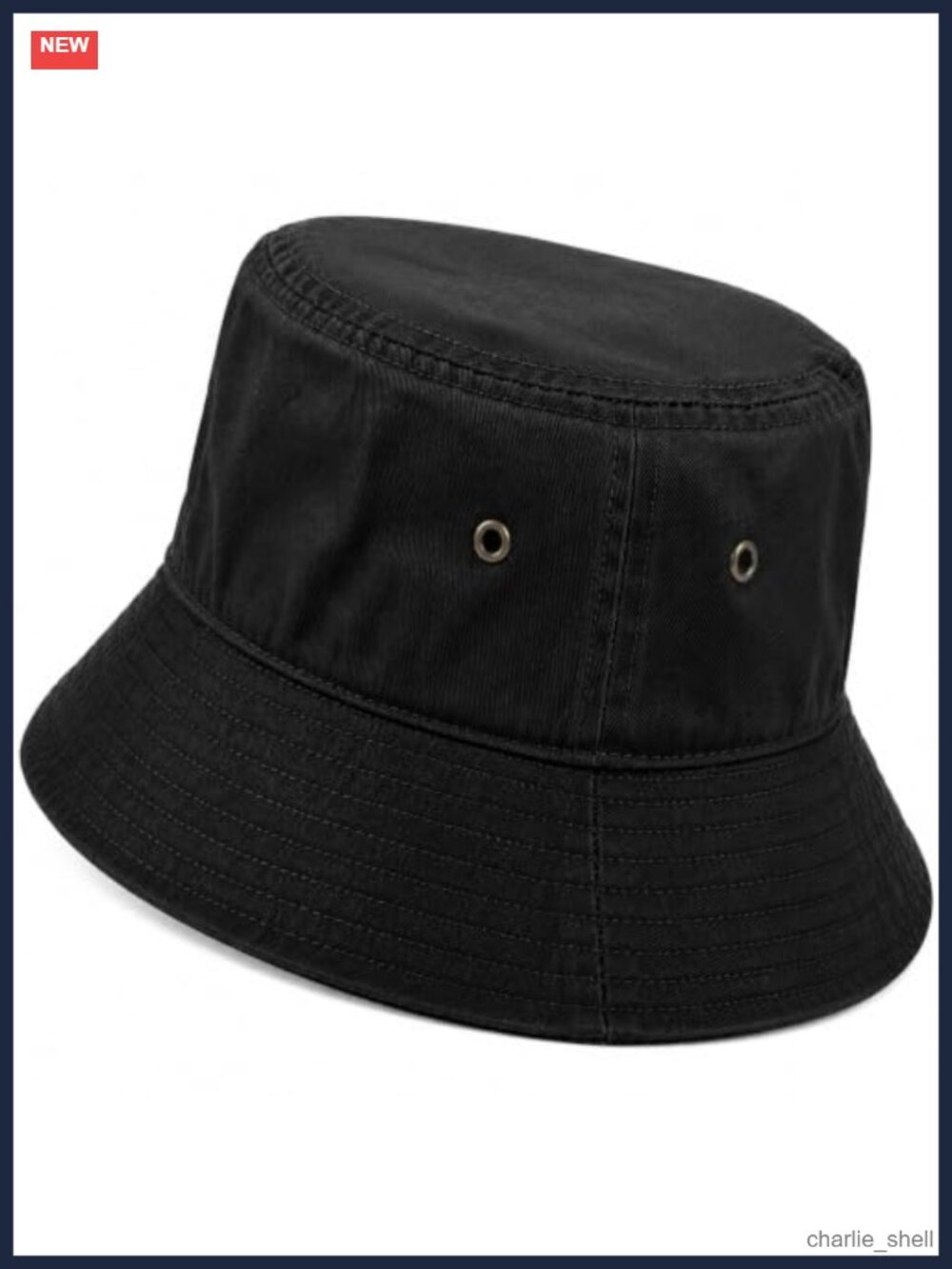 100% Cotton Bucket Hat Packable Unisex Sun Hat Travel Beach Fishing